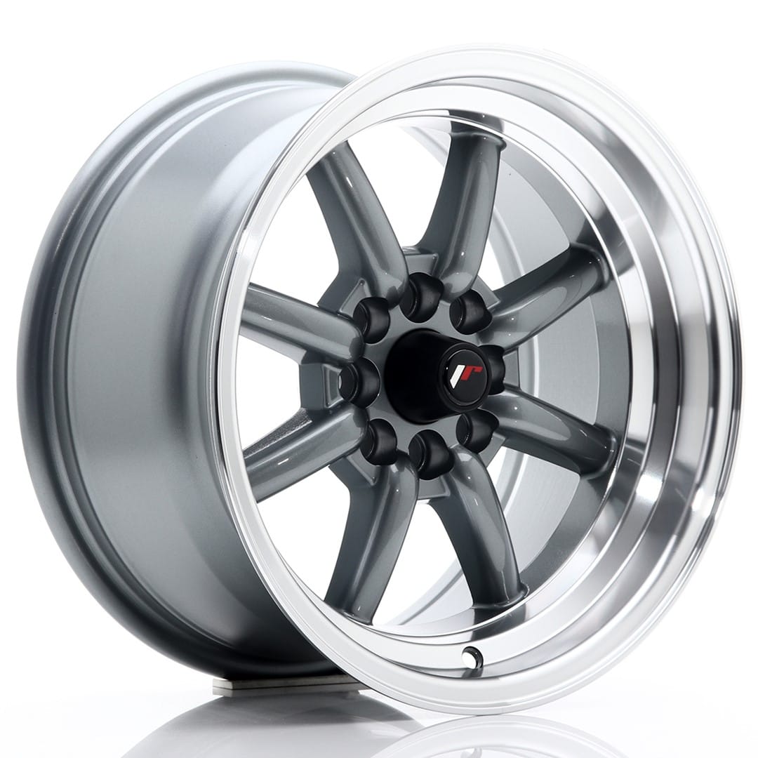 Alloy Wheel Japan Racing JR19 15x8 ET0 4x100/114 Gun Metal