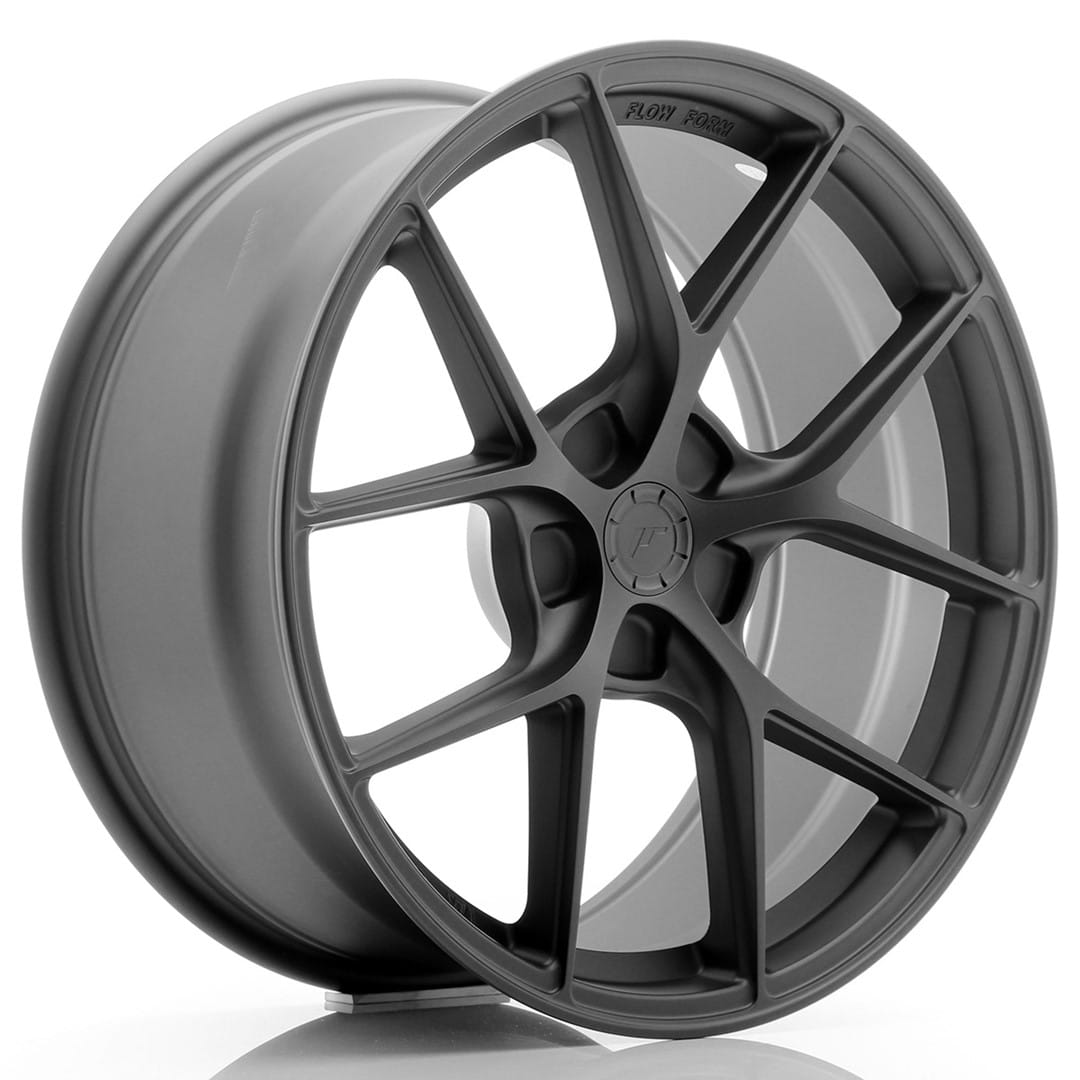 Alloy Wheel Japan Racing SL01 19x8 ET20-40 5H BLANK Matt Gun Metal