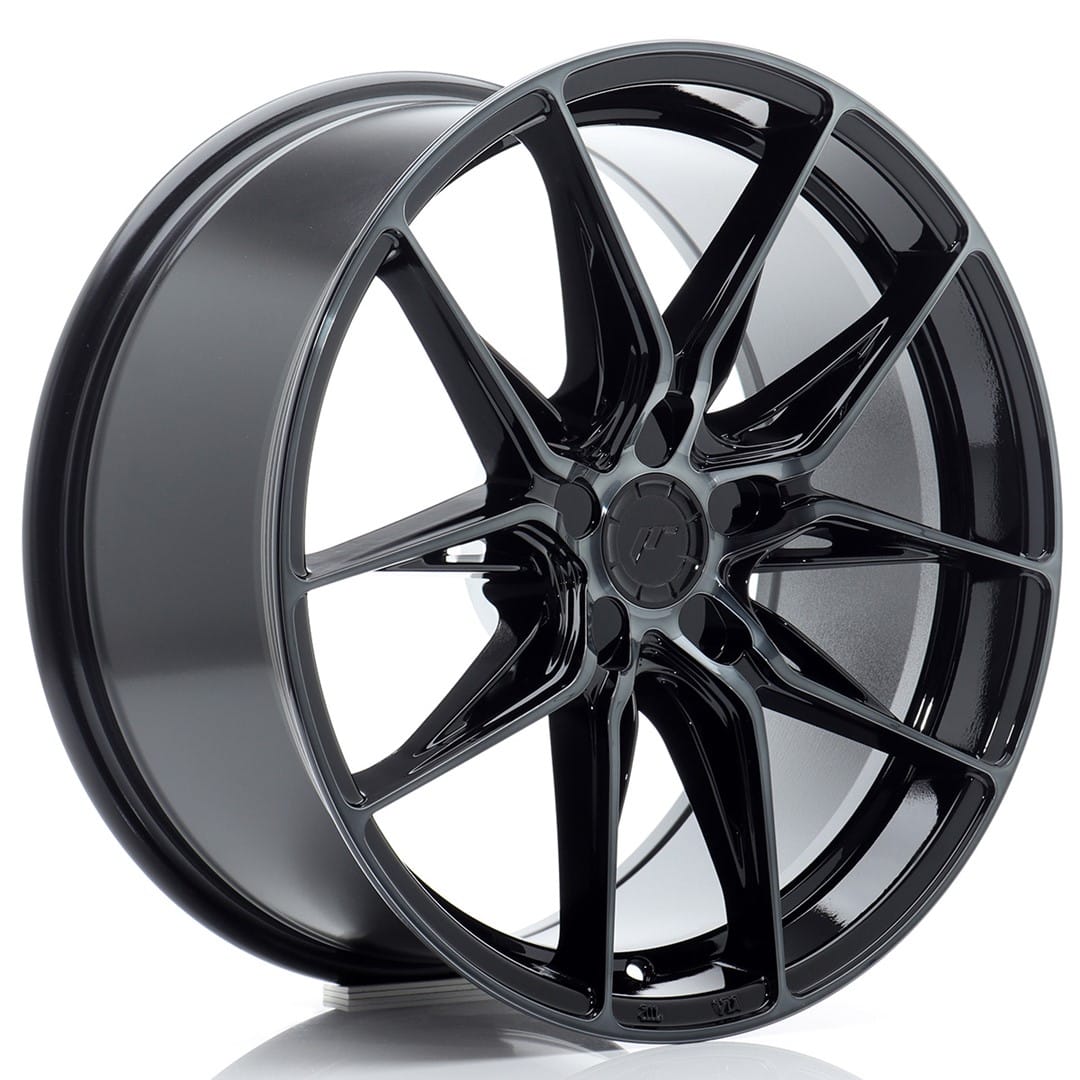 Alloy Wheel Japan Racing JR44 18x8.5 ET20-48 5H BLANK Black machined with tinted front
