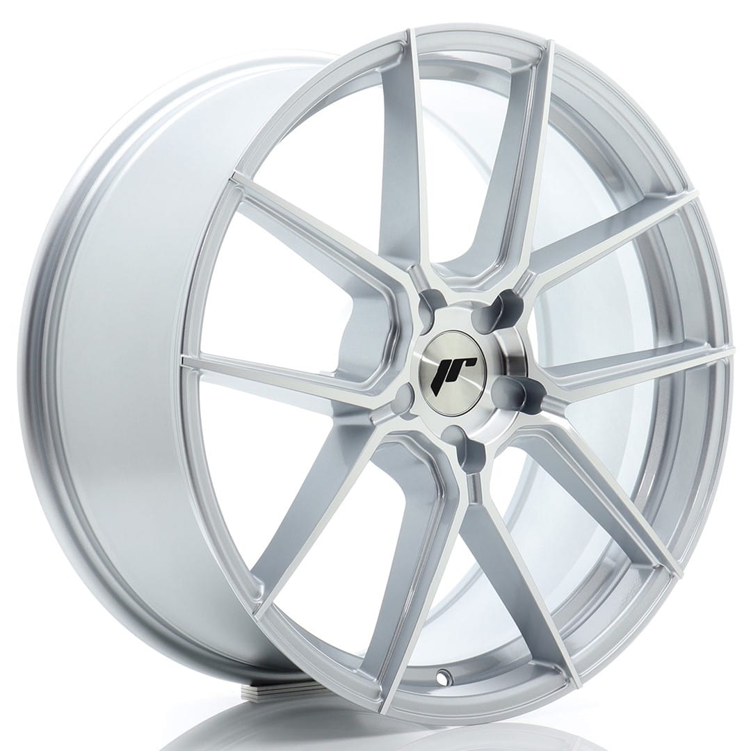 Alloy Wheel Japan Racing JR30 20x8 ET20-40 5H BLANK Silver machined front