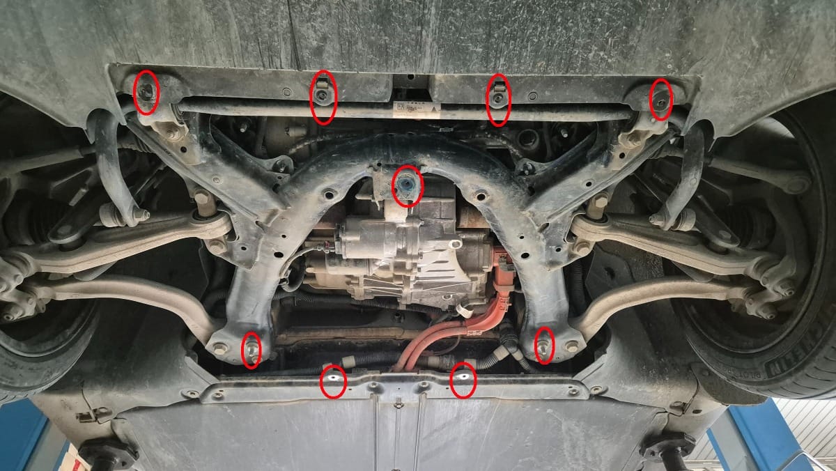 Front cover for electric motor Tesla Model 3 AWD 2017-2024 - Image 7