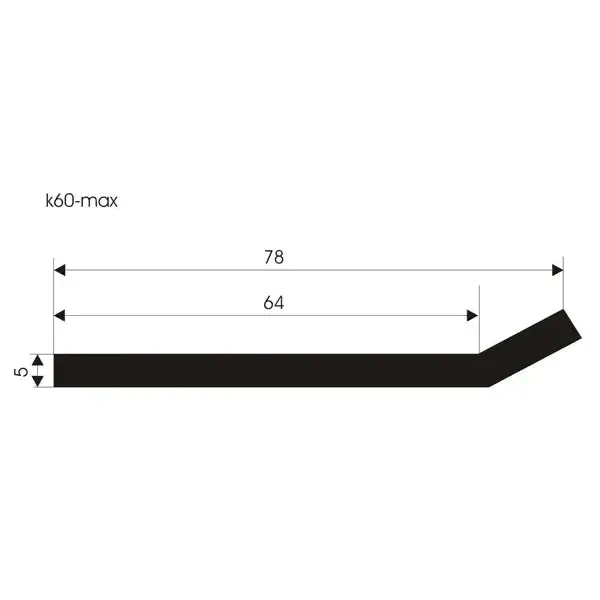 Rubber screen spacers - 60mm - Image 2
